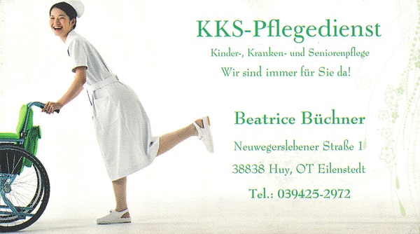 KKS-Pflegedienst — Kontaktdaten im Bild, zum Vergrößern anklicken